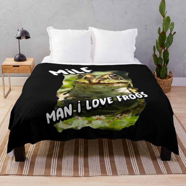 Item preview, man I love frogs designed and sold by printhappy4you.