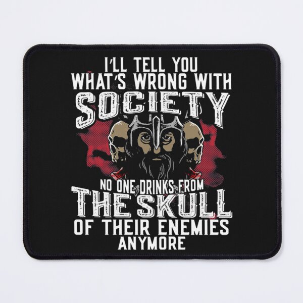 Item preview, Viking Skull wrong with society designed and sold by ClamenTaon.