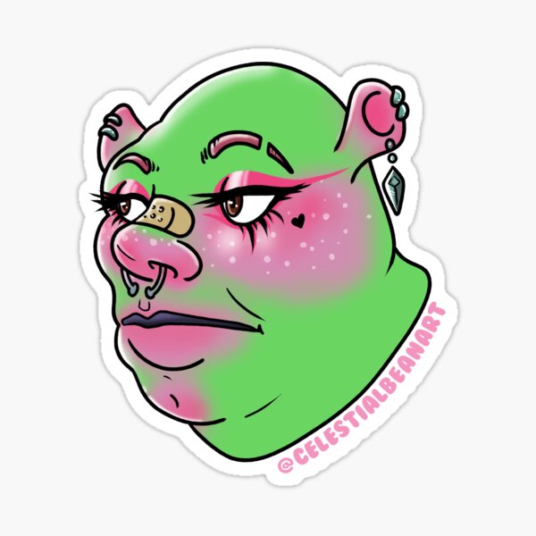 E-girl Shremp Sticker