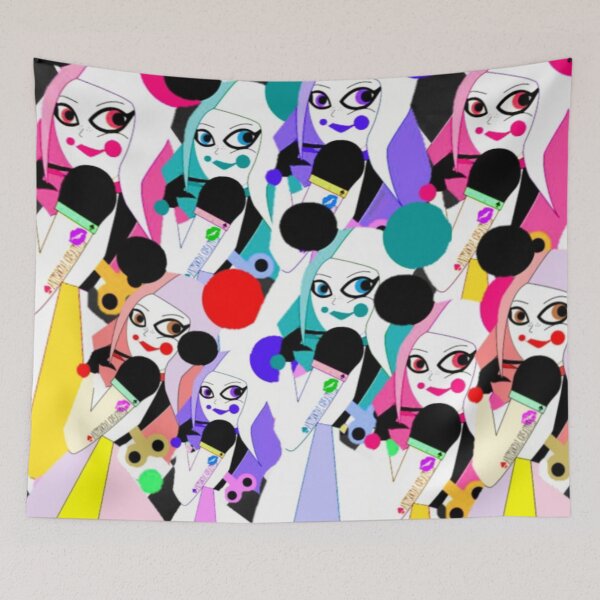 Item preview, FUNHOUSE: JESTER WIND-UP DOLL PRINT designed and sold by Antisocial Creatives.