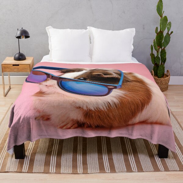 Item preview, Cute Guinea Pig Wearing Sunglasses designed and sold by ONORMAL.