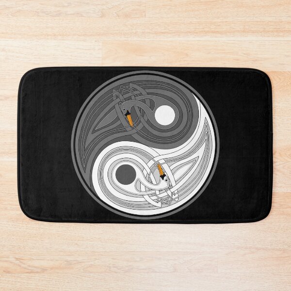 Item preview, Yin Yang Celtic Swans 02 designed and sold by IOMAprints.