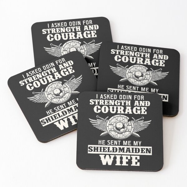 Item preview, Wife Shield Strength Courage viking designed and sold by ClamenTaon.