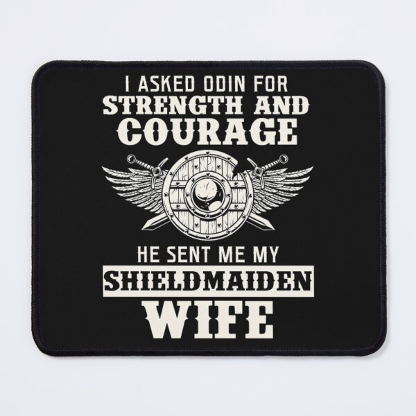 Item preview, Wife Shield Strength Courage viking designed and sold by ClamenTaon.