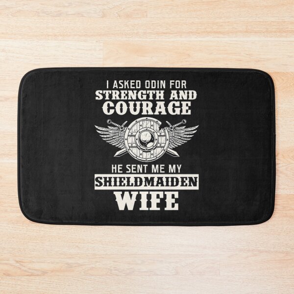 Item preview, Wife Shield Strength Courage viking designed and sold by ClamenTaon.