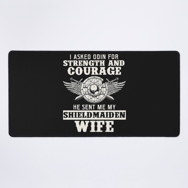Item preview, Wife Shield Strength Courage viking designed and sold by ClamenTaon.