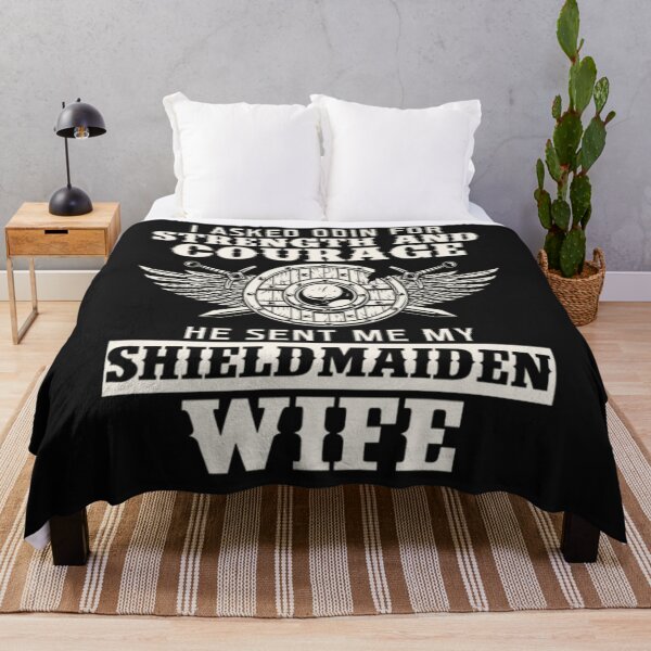 Item preview, Wife Shield Strength Courage viking designed and sold by ClamenTaon.
