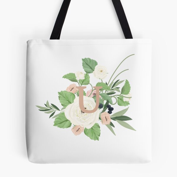 Item preview, Floral letter U designed and sold by patsyrosedesign.