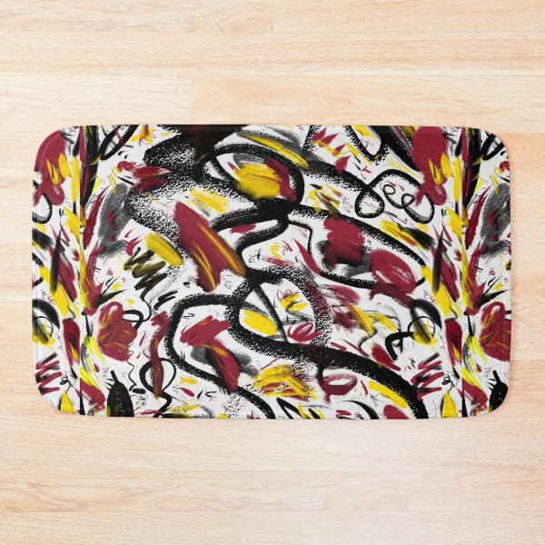 Item preview, Maroon Abstract Oil Painting Art designed and sold by hopecope.
