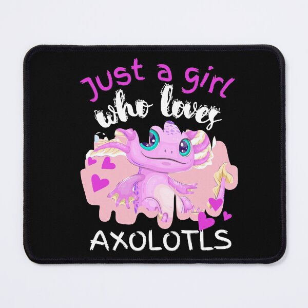 Item preview, Axolotl, girl who loves axolotls designed and sold by BronikowskiART.