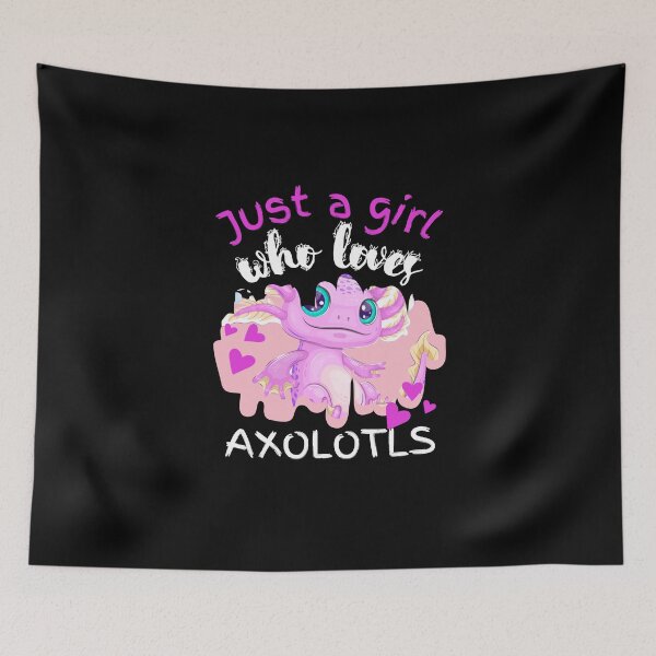 Item preview,  Axolotl,  girl who loves axolotls designed and sold by BronikowskiART.