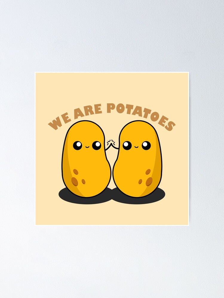 Cute Cartoon Potato || Kawaii Potato || Kawai