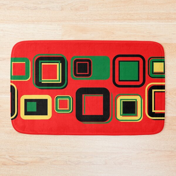 Item preview, KENTE INSPIRED SQUARES - RED designed and sold by HillTopView.