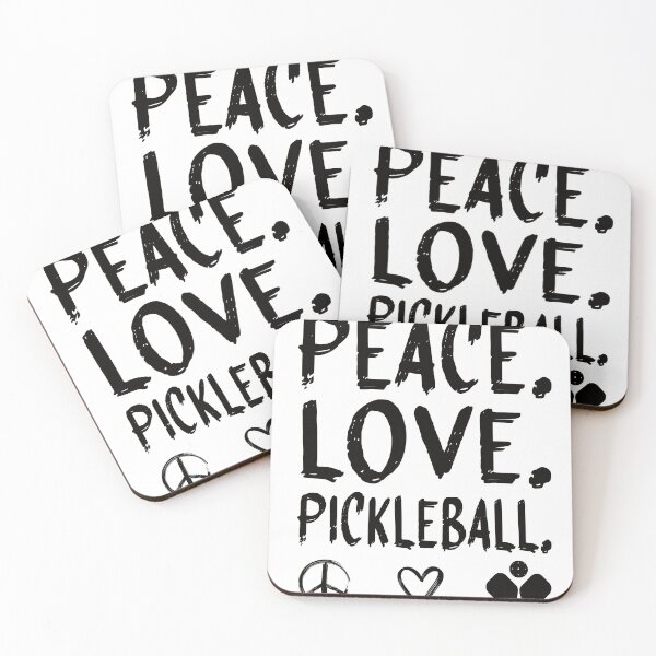 Item preview, pickleball peace love pickleball designed and sold by ibra2712.