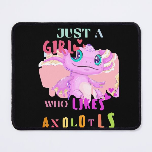 Item preview, Axolotl - girl who likes axolotls designed and sold by BronikowskiART.