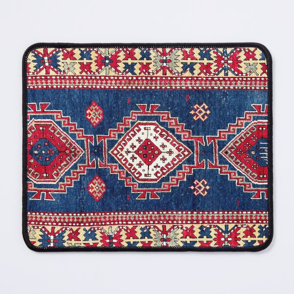 Item preview, Kazak Southwest Caucasus Rug Print designed and sold by Vicky Brago-Mitchell®.