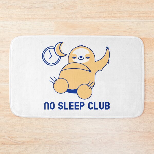 Item preview, No Sleep Club Cute Sloth Bedtime designed and sold by kahossa93.