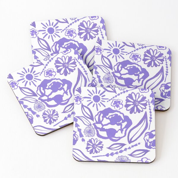 Item preview, Painted Florals - Purple  designed and sold by PaintInTheNight.