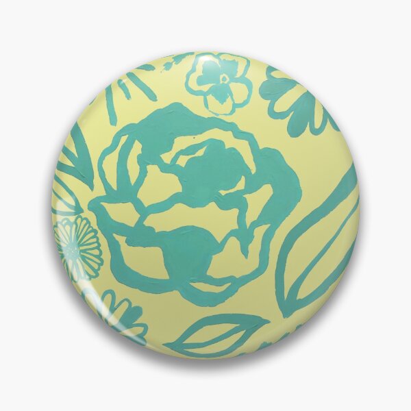 Item preview, Painted Florals - Blues and Yellows designed and sold by PaintInTheNight.