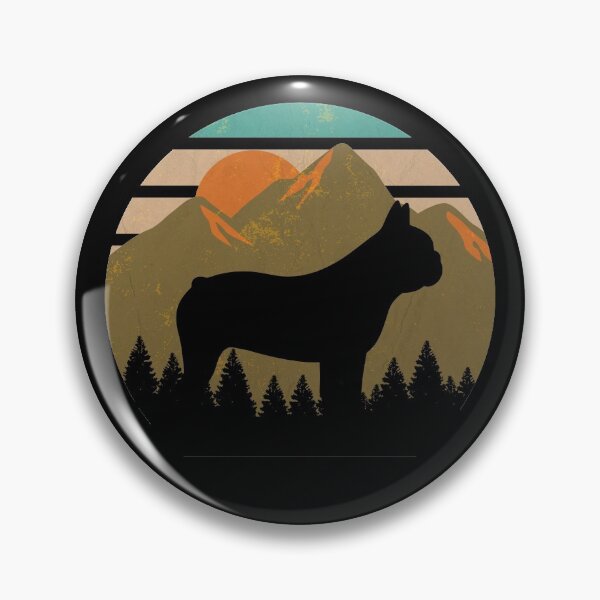 Item preview, Vintage Rugged Wilderness Frenchie Dog Gift  designed and sold by Guarddogdrive.