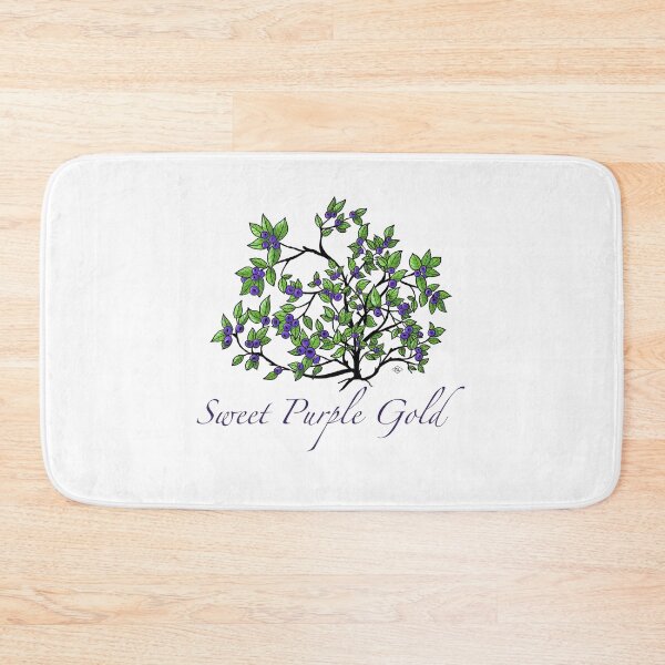 Item preview, Sweet Purple Gold - Huckleberry Bush designed and sold by MountainLyonArt.