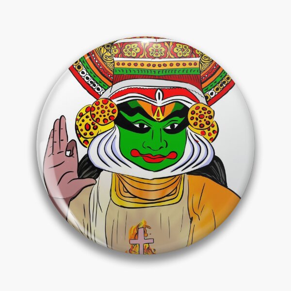 Item preview, Jesus portrayed through a classical hindu play Kathakali designed and sold by lojotees.