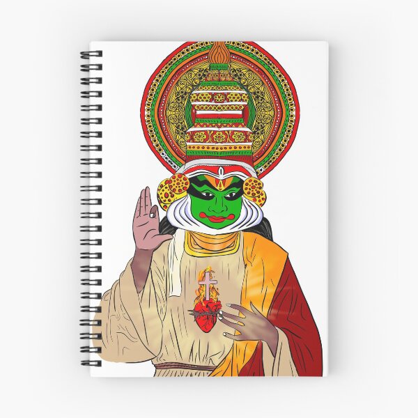 Item preview, Jesus portrayed through a classical hindu play Kathakali designed and sold by lojotees.