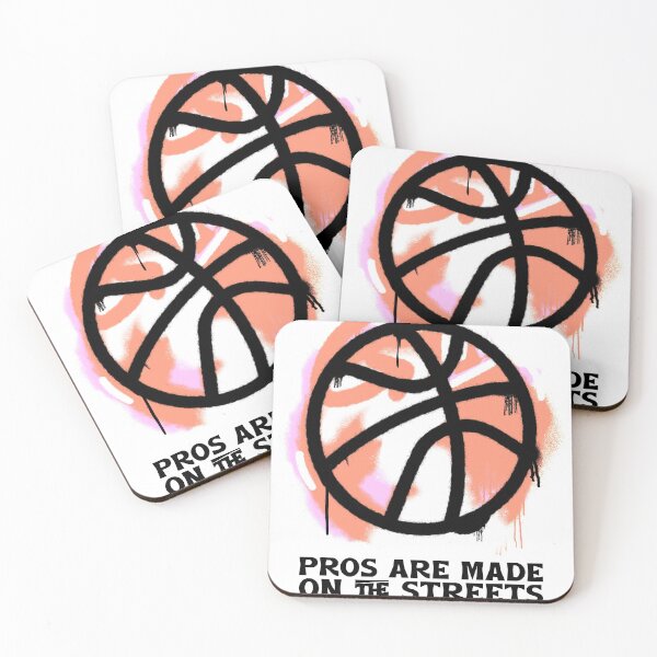 Item preview, Pros are Made on the Streets Basketball Design designed and sold by mkzmerch.