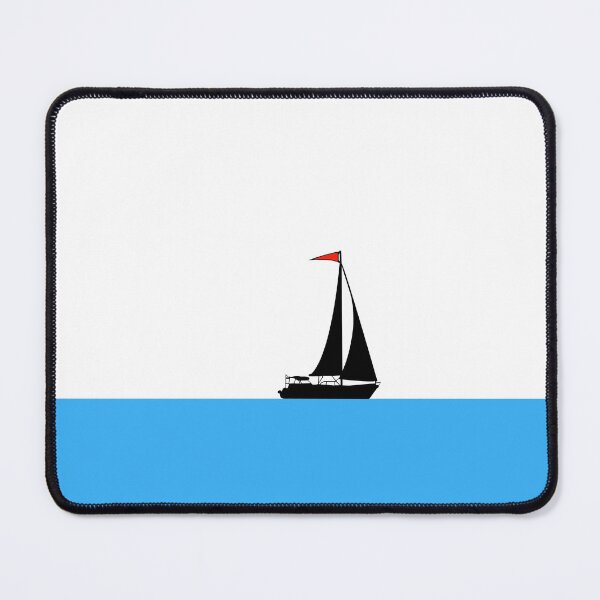 Item preview, Simple Freedom - Whimsical Beach Sailboat Art designed and sold by Sharon Cummings Art.