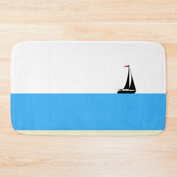 Item preview, Simple Freedom - Whimsical Beach Sailboat Art designed and sold by Sharon Cummings Art.