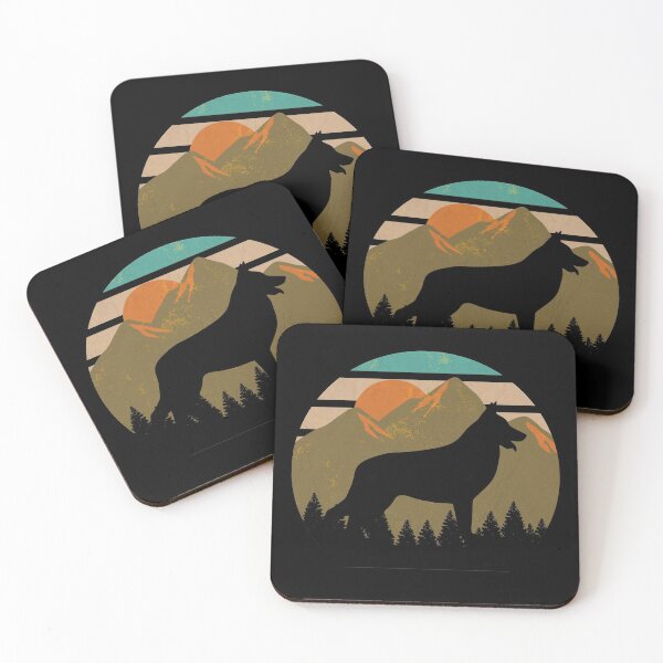 Item preview, Vintage Sun Mountains Wilderness German Shepherd Dog Gift  designed and sold by Guarddogdrive.