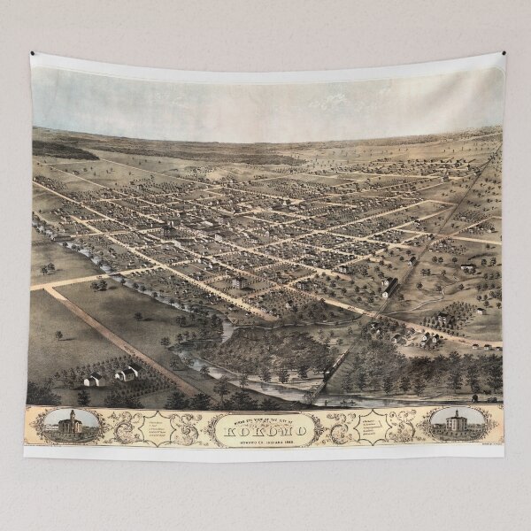 Item preview, Kokomo - Indiana - 1868 designed and sold by paulrommer.