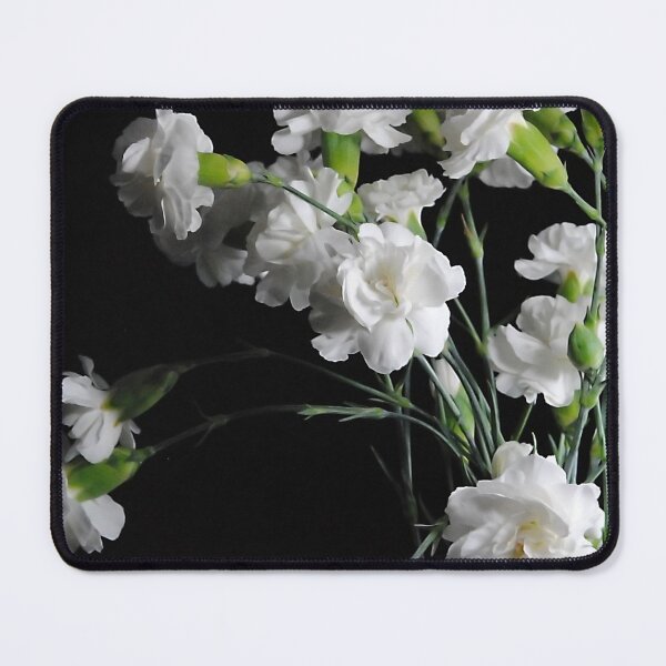 Item preview, White Carnation Bouquet designed and sold by bloomingvine.
