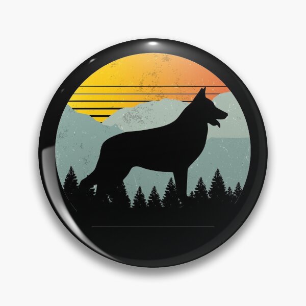 Item preview, Vintage Retro Sun German Shepherd Dog Gift  designed and sold by Guarddogdrive.