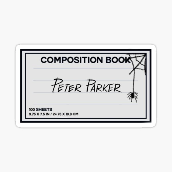 Artikel-Vorschau von P.Parkers Notizbuch, designt und verkauft von StanStickersss.