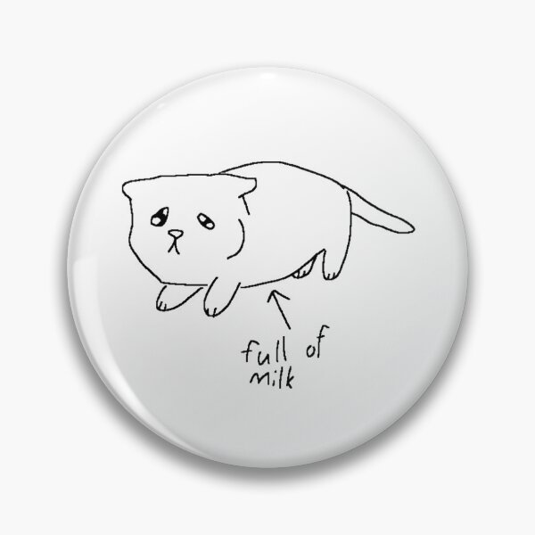 Item preview, Full of milk cat catcrumb art designed and sold by Zeeprint ★★★★★.