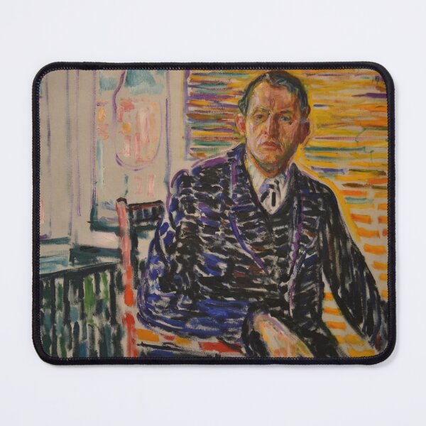Item preview, Edvard Munch "Self-Portrait in the Clinic" designed and sold by FineArtLover.
