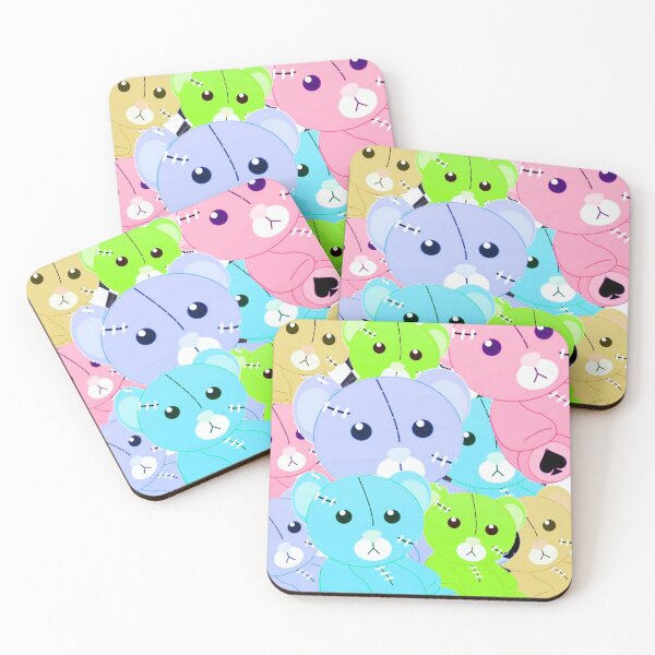 Item preview, FUNHOUSE: TOPSY TURVY TEDDY PRINT designed and sold by Antisocial Creatives.