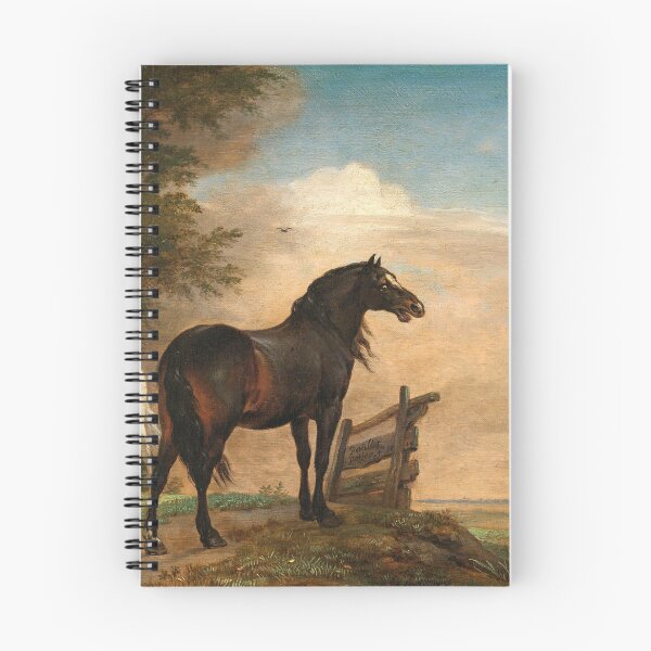 Item preview, Horses in the meadow near a fence, 1649 by Paulus Potter designed and sold by nextstepdesigns.