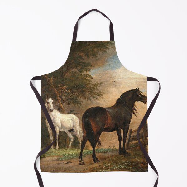 Item preview, Horses in the meadow near a fence, 1649 by Paulus Potter designed and sold by nextstepdesigns.