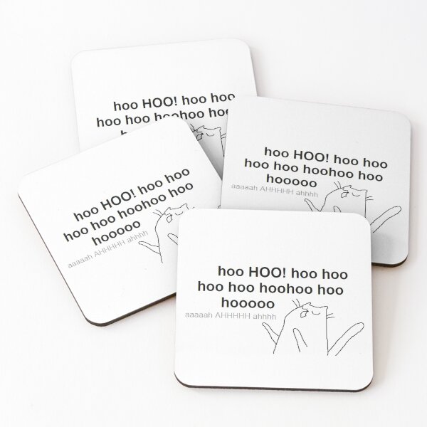 Item preview, hoo HOO! cats singing catcrumb art designed and sold by Zeeprint ★★★★★.
