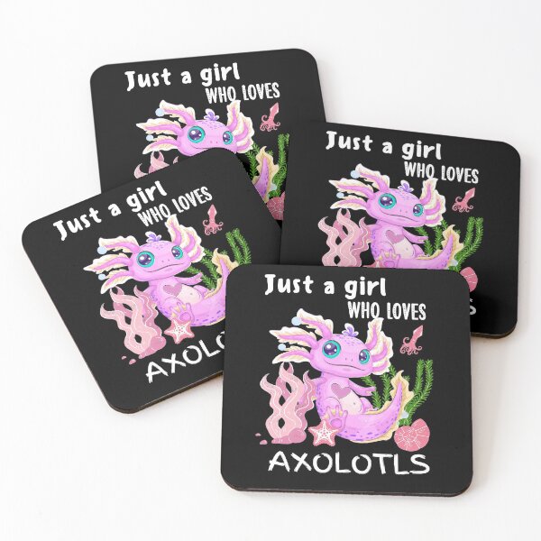 Item preview, Axolotl, girl who loves axolotls designed and sold by BronikowskiART.