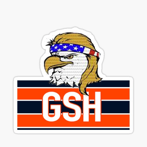 Chicago Bear GSH Sticker for Sale by Throk7257