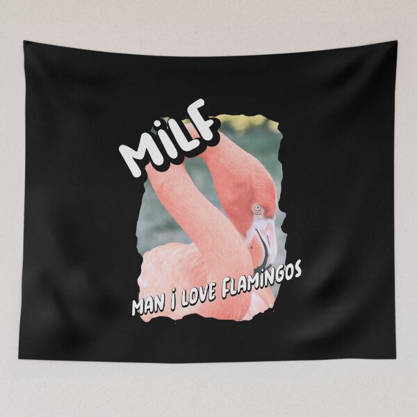 Item preview, Man I love Flamingos designed and sold by printhappy4you.