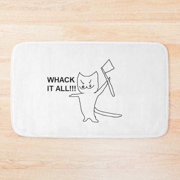 Item preview, WHACK IT ALL!!! catcrumb art designed and sold by Zeeprint ★★★★★.