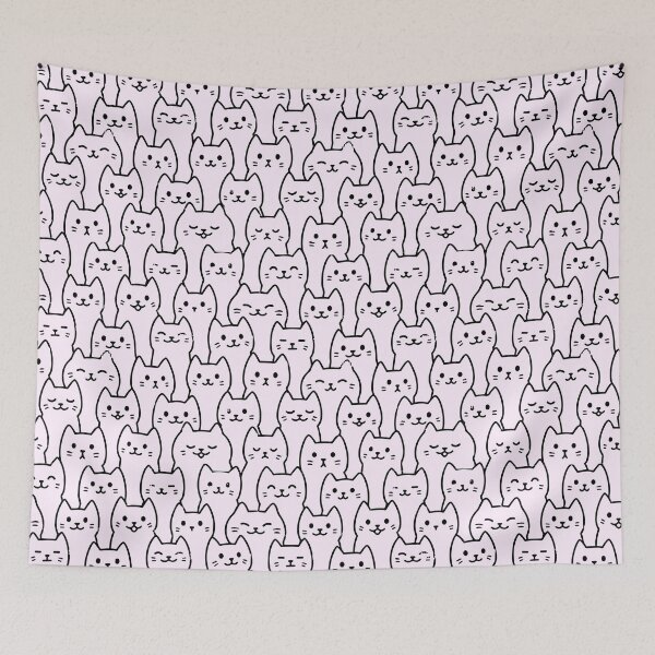 Item preview, cute cat patterns designed and sold by MooddyyShop.