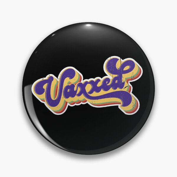 Item preview, Vaxxed Retro Style Purple designed and sold by geekyT.