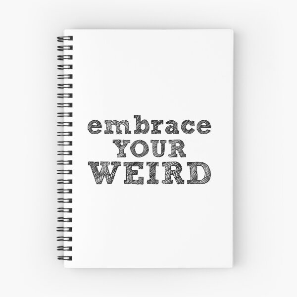 Item preview, Embrace your WEIRD - block font designed and sold by thephoenixsoul.