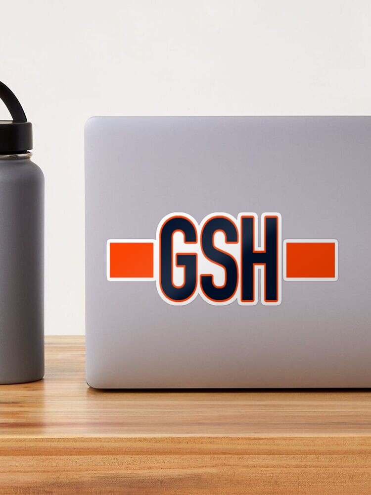 Custom Chicago Bear Gsh Sticker By Garden Store - Artistshot