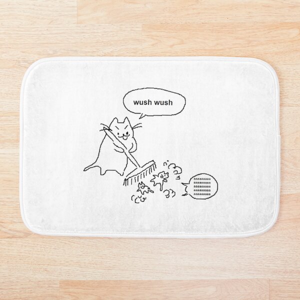 Item preview, wush wush catcrumb art designed and sold by Zeeprint ★★★★★.
